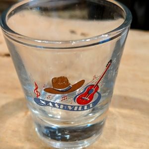 Nashville Vintage Musictown USA Shotglass